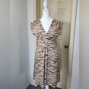 Ann Taylor Loft Animal Print Dress